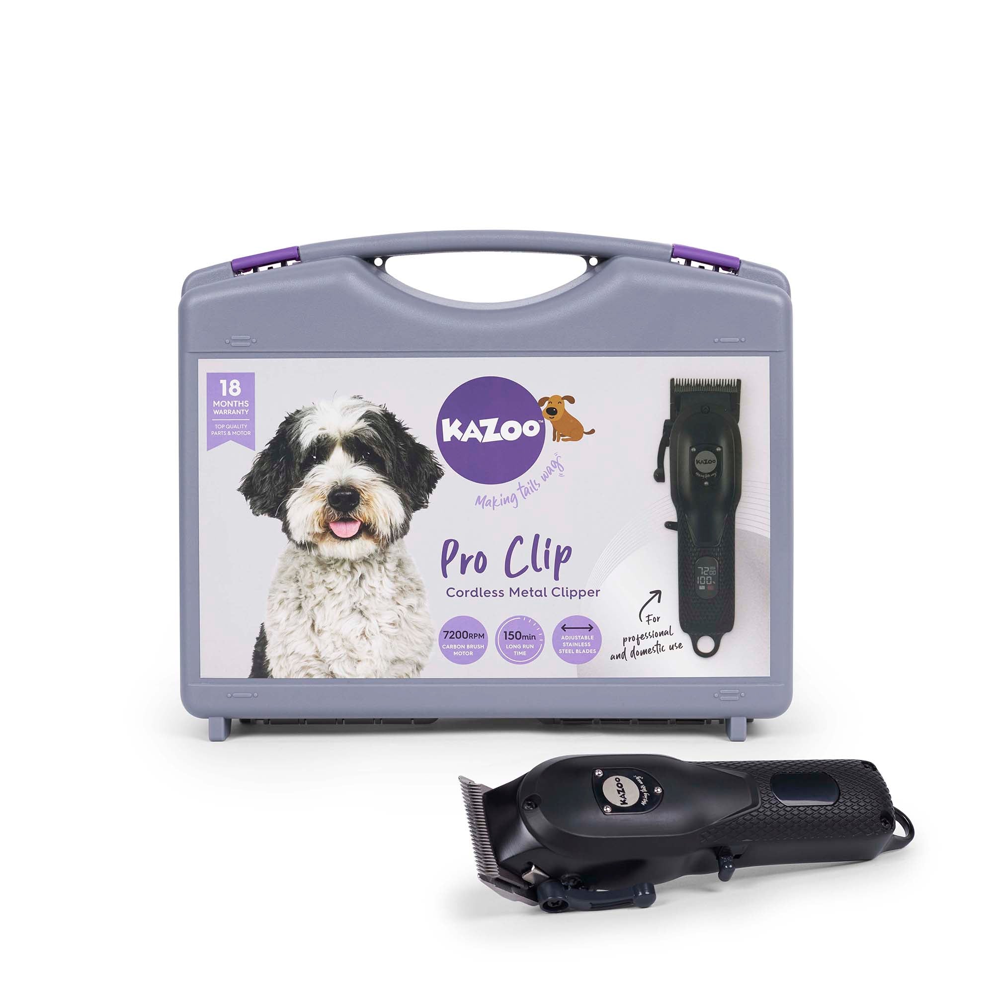 Pro Clip Cordless Metal Clipper Kazoo Pet Co