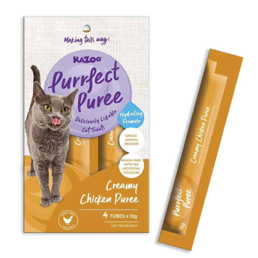 Purrfect Puree Cat Treat Chicken – Kazoo Pet Co