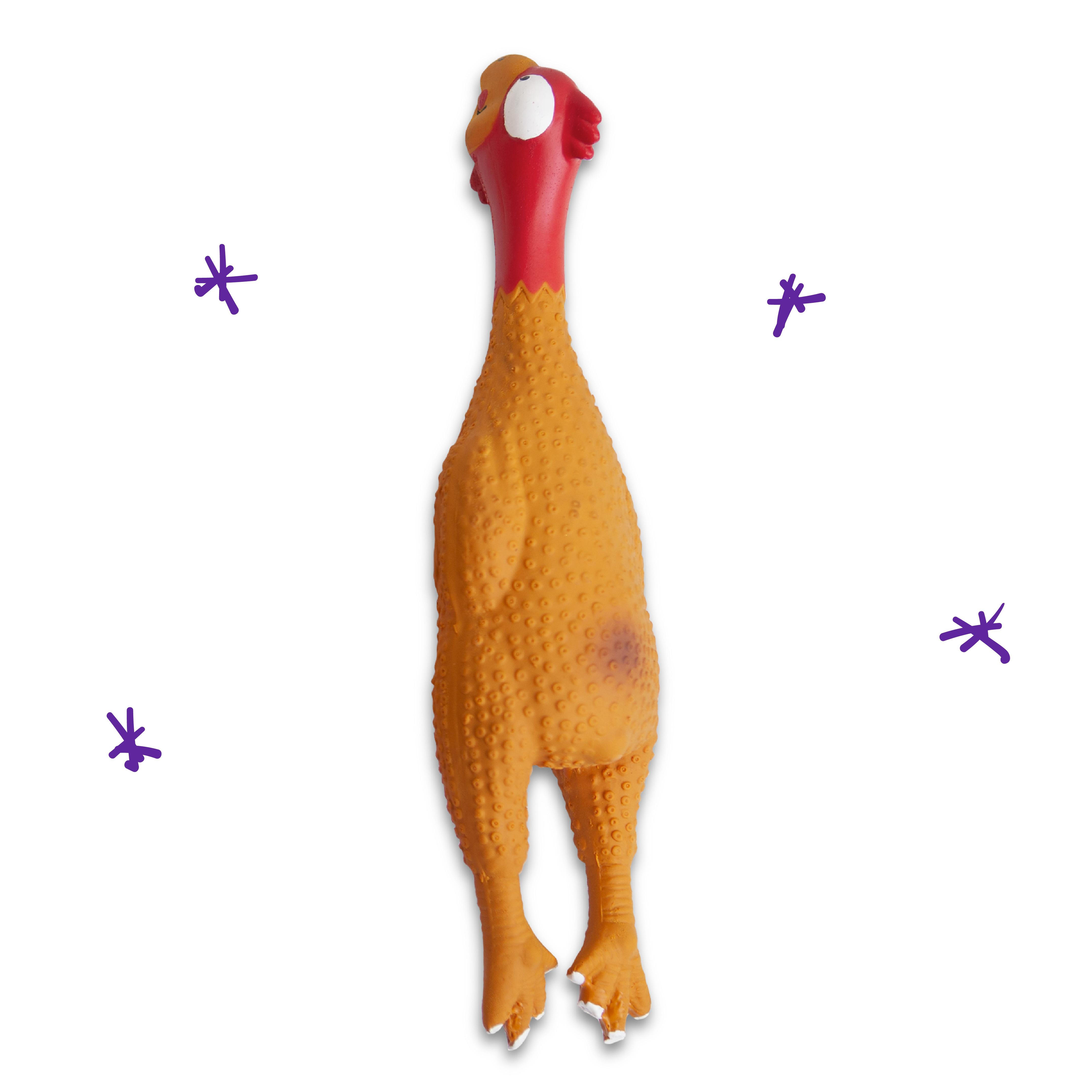 Cheeky Chicken Squeaky Dog Toy – Kazoo Pet Co