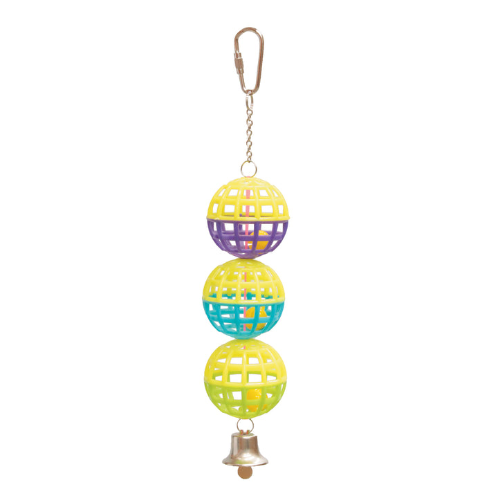 Triple Cage Ball with Bell - Kazoo Pet Co