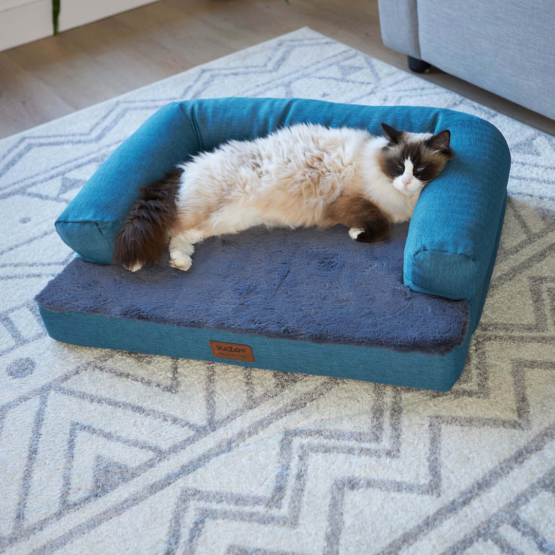 Boudoir Dog Bed - Teal