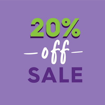 SALE - 20% off