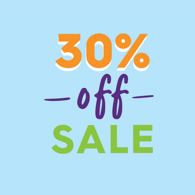 SALE - 30% off