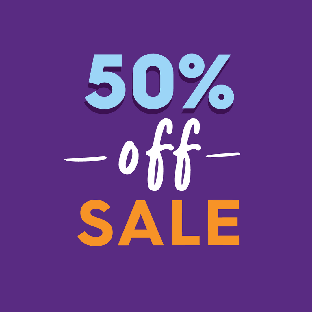SALE - 50% off