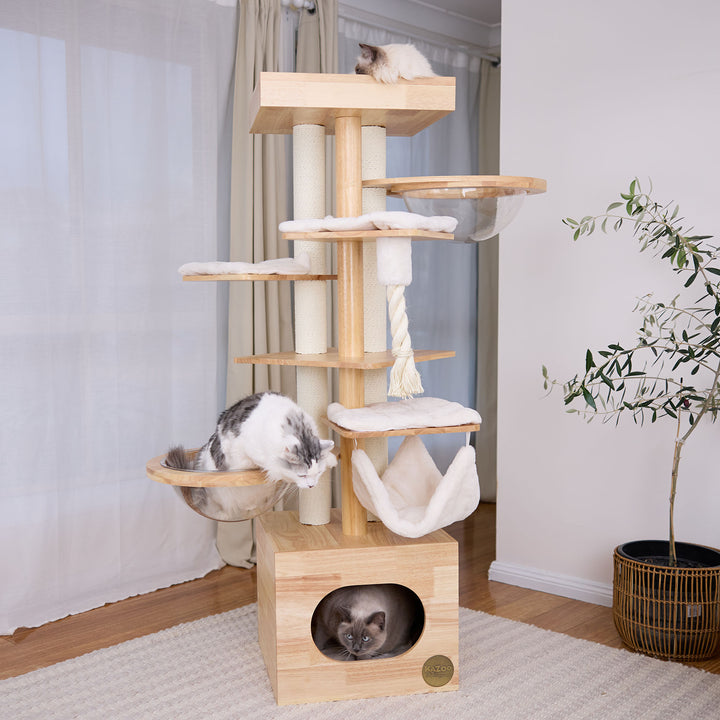 Scandi Cat Scratch Tree