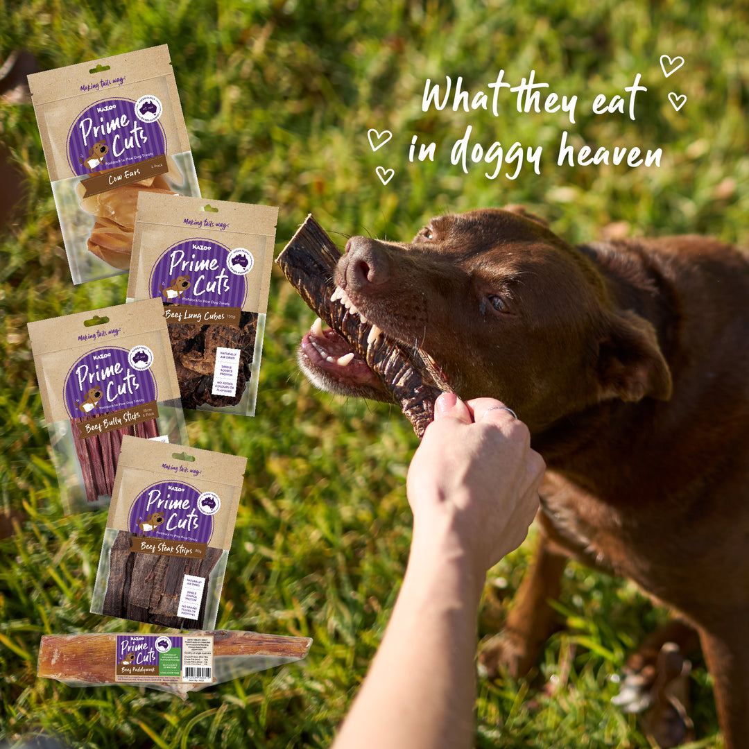 Prime Cuts Beefed Up Dog Treat Bundle