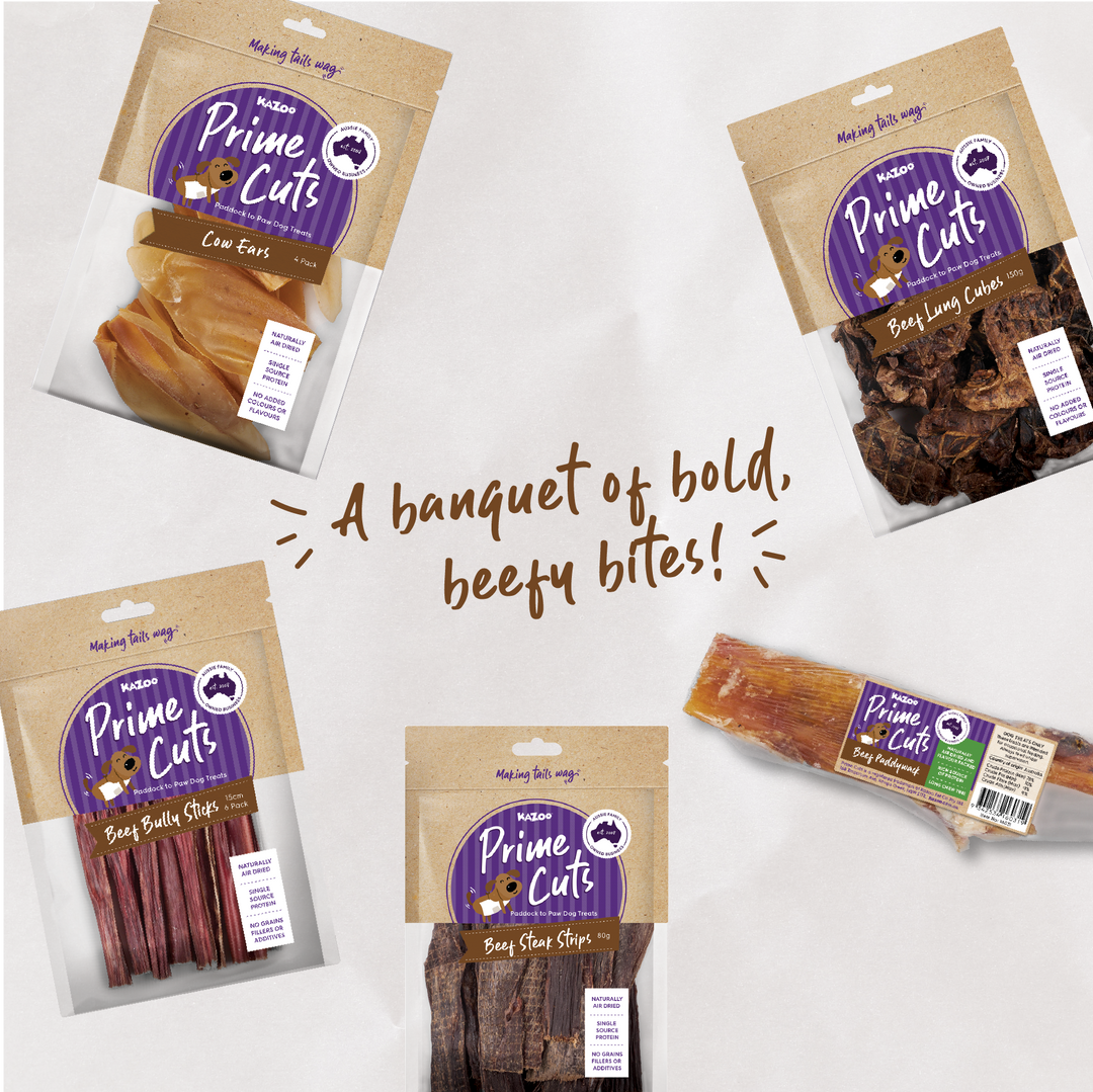 Prime Cuts Beefed Up Dog Treat Bundle