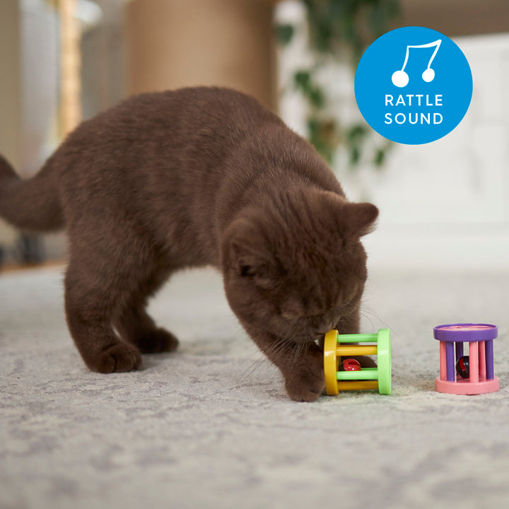 Barrel Rattle Cat Toy