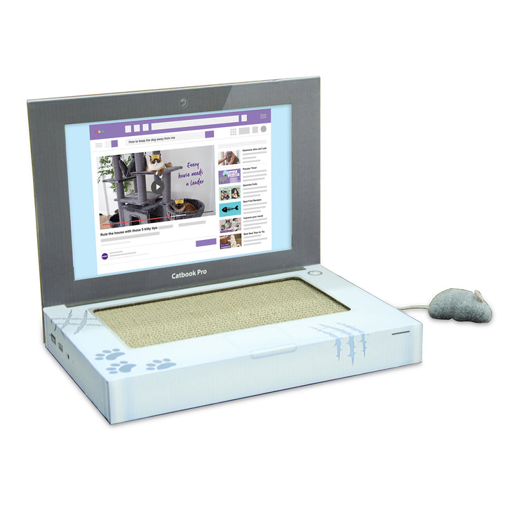 Catbook Pro - Cardboard Cat Laptop