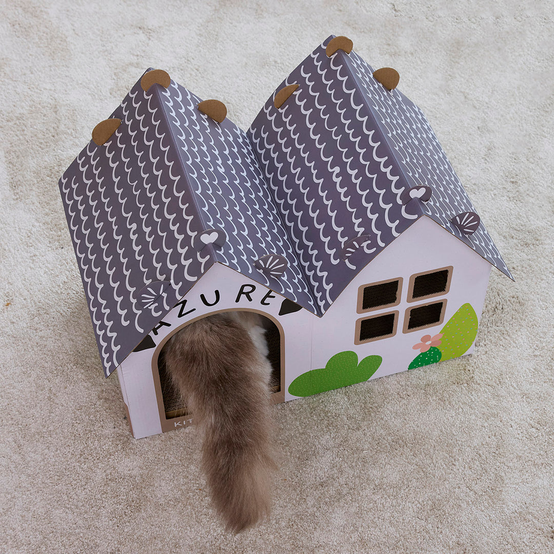 Cat Cottage Cardboard House
