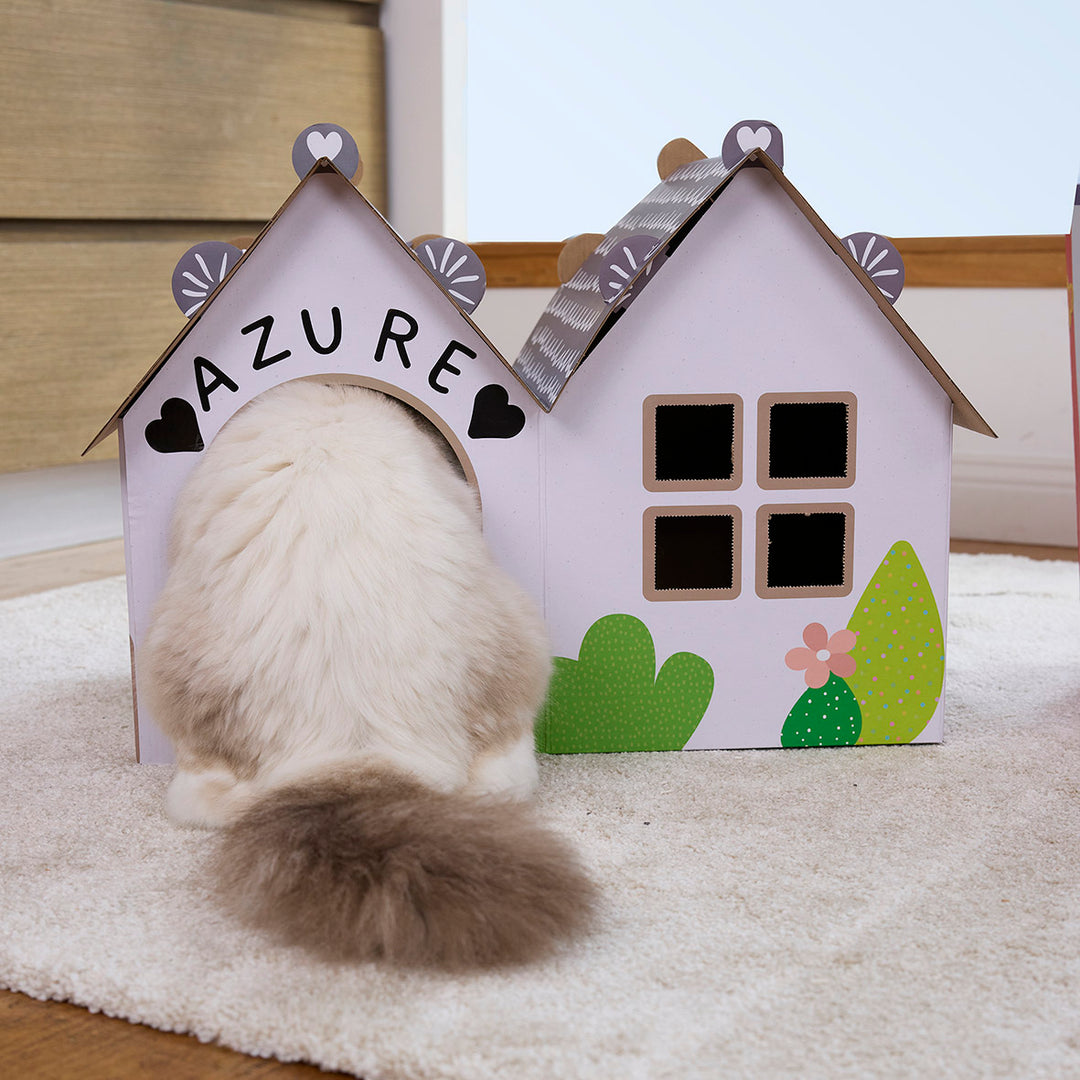 Cat Cottage Cardboard House