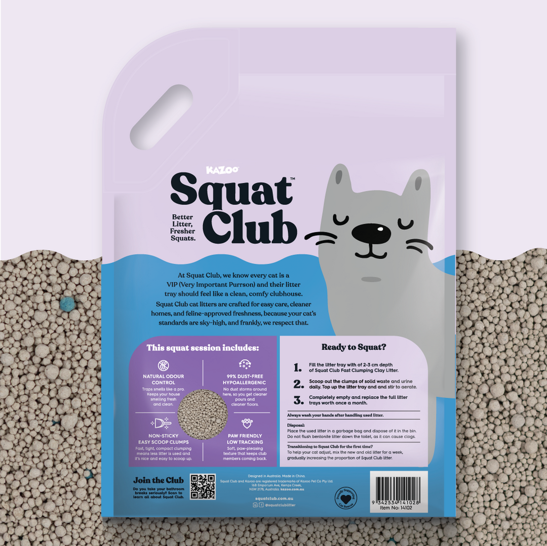 Fast Clumping Clay Cat Litter Lavender