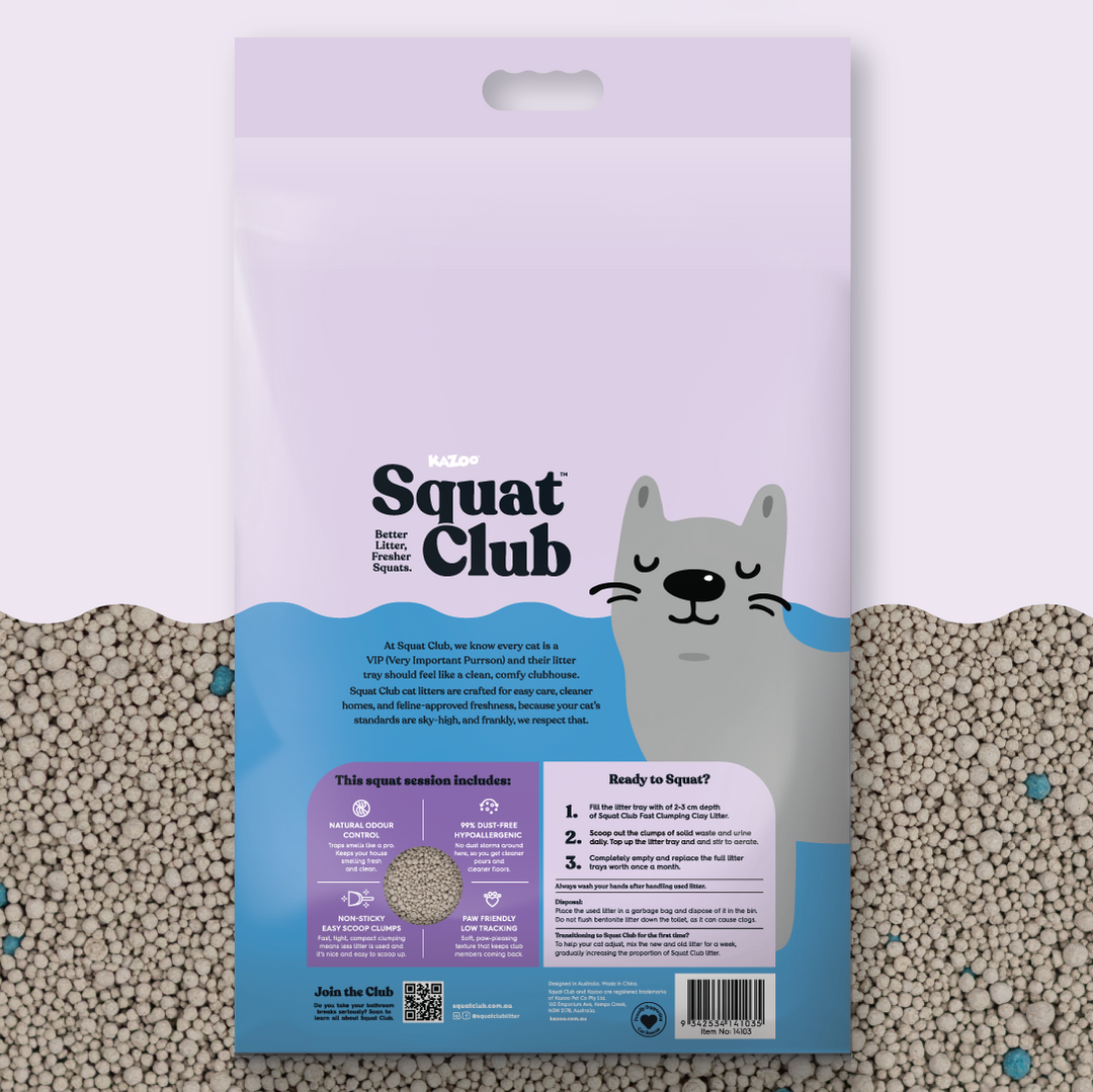 Fast Clumping Clay Cat Litter Lavender
