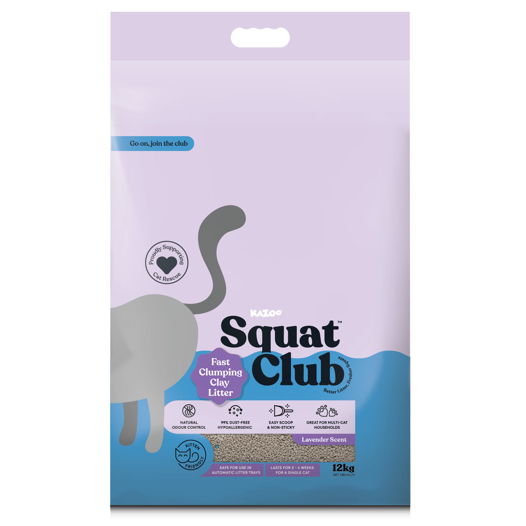 Fast Clumping Clay Cat Litter Lavender