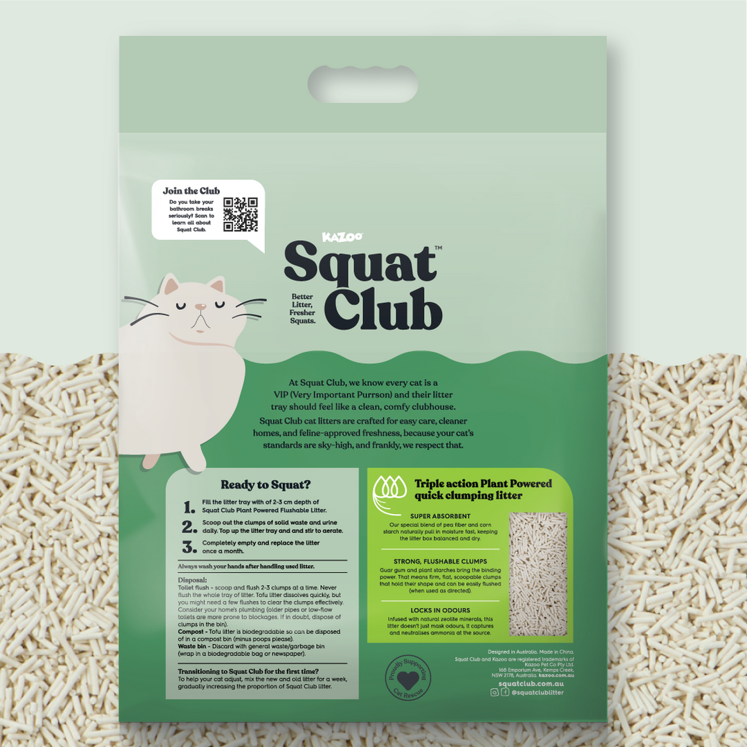 Plant Powered Flushable Cat Litter