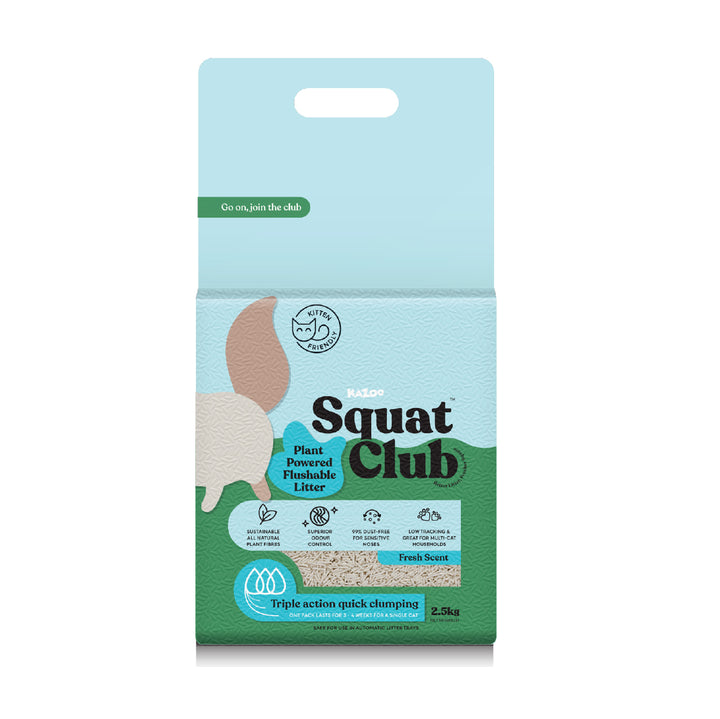 Plant Powered Flushable Cat Litter - Fresh Scent