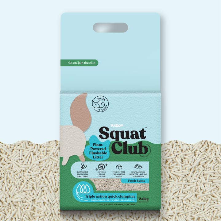 Plant Powered Flushable Cat Litter - Fresh Scent