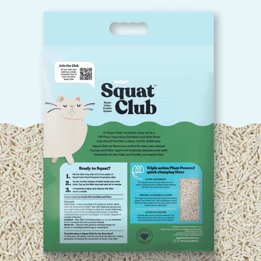 Plant Powered Flushable Cat Litter - Fresh Scent