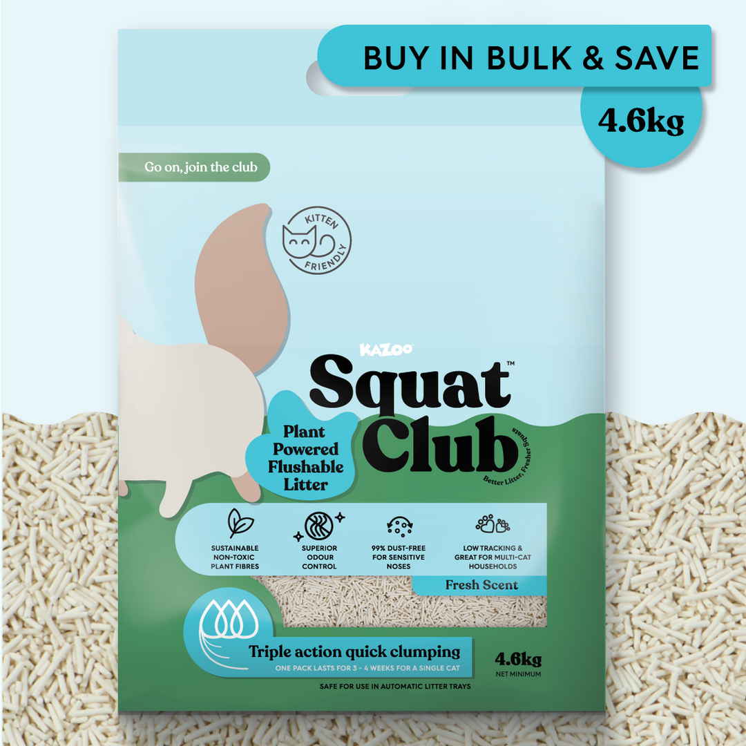 Plant Powered Flushable Cat Litter - Fresh Scent