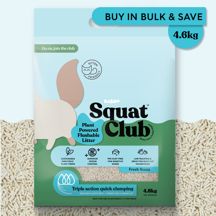 Plant Powered Flushable Cat Litter - Fresh Scent