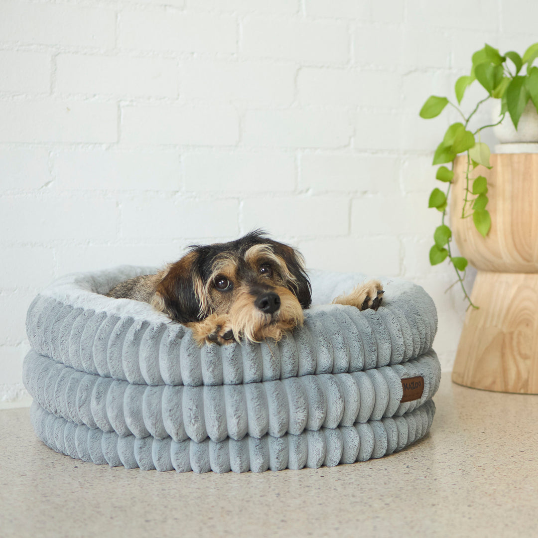 Calming Nest Dog Bed - Grey