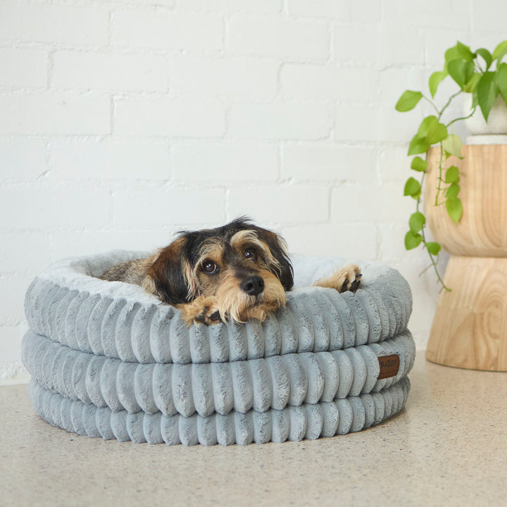 Calming Nest Dog Bed - Grey