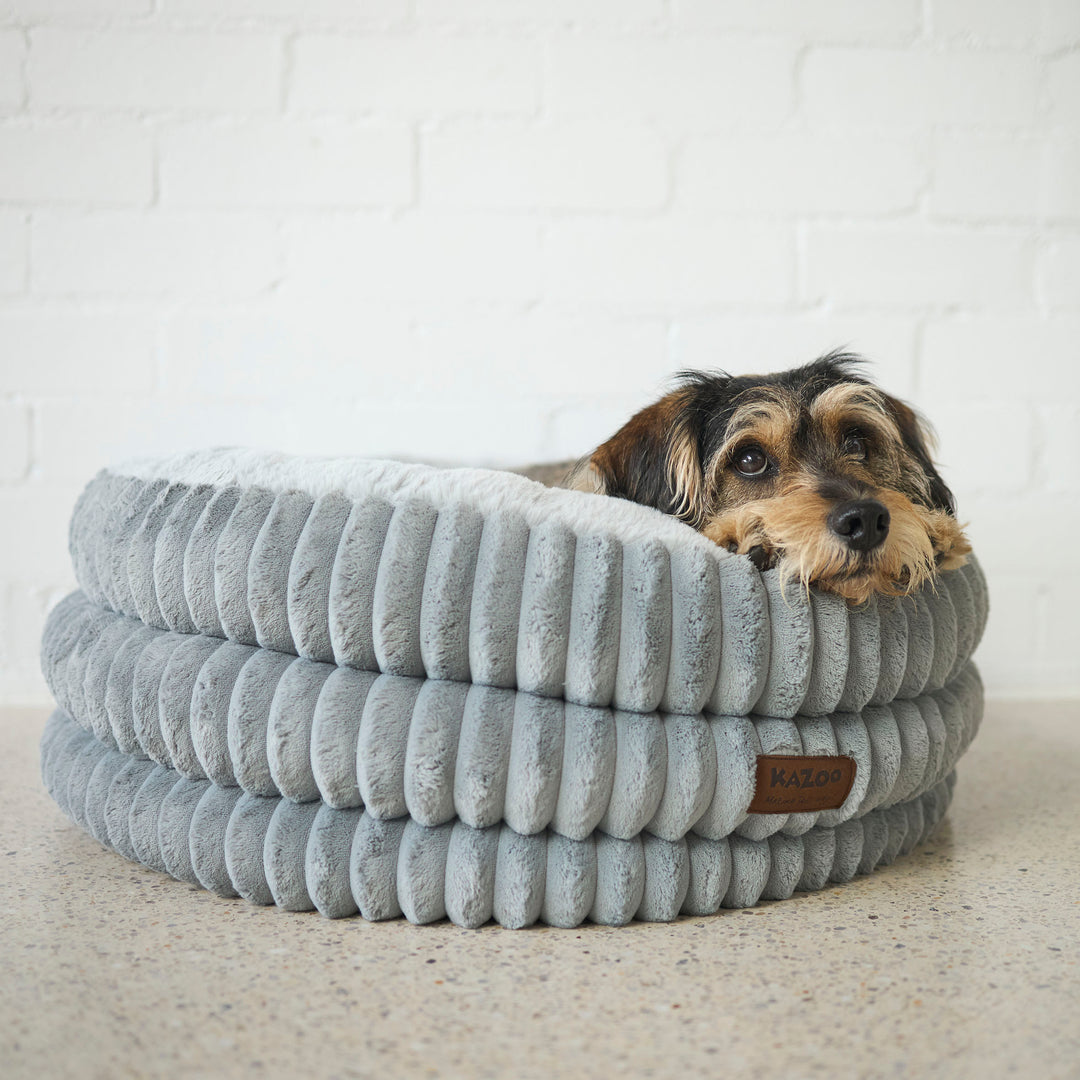 Calming Nest Dog Bed - Grey