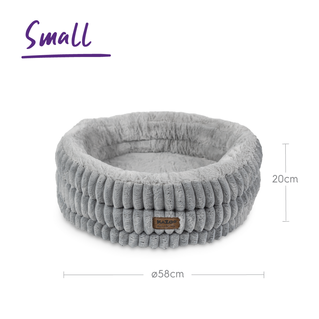 Calming Nest Cat Bed - Grey