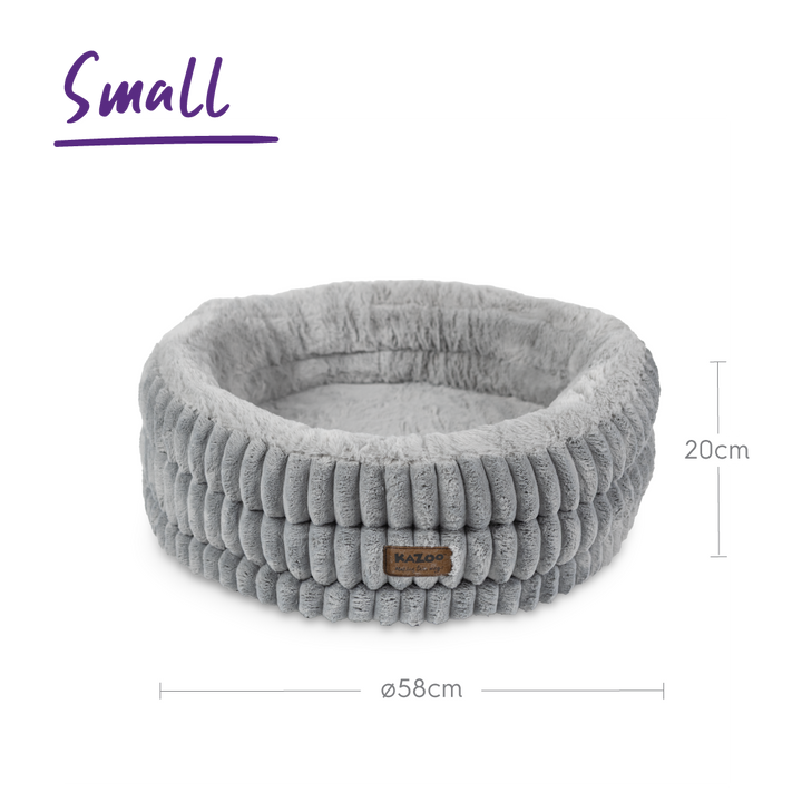 Calming Nest Cat Bed - Grey