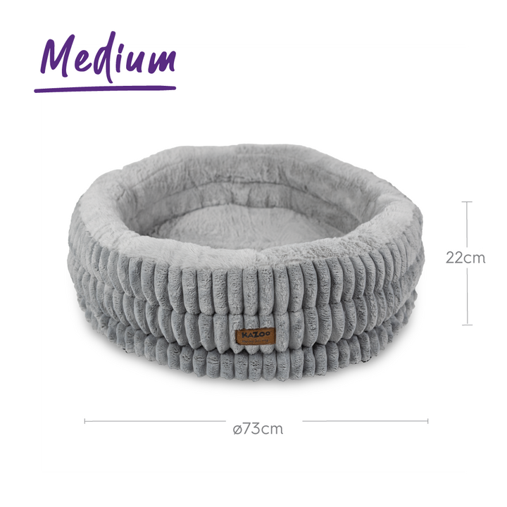 Calming Nest Dog Bed - Grey