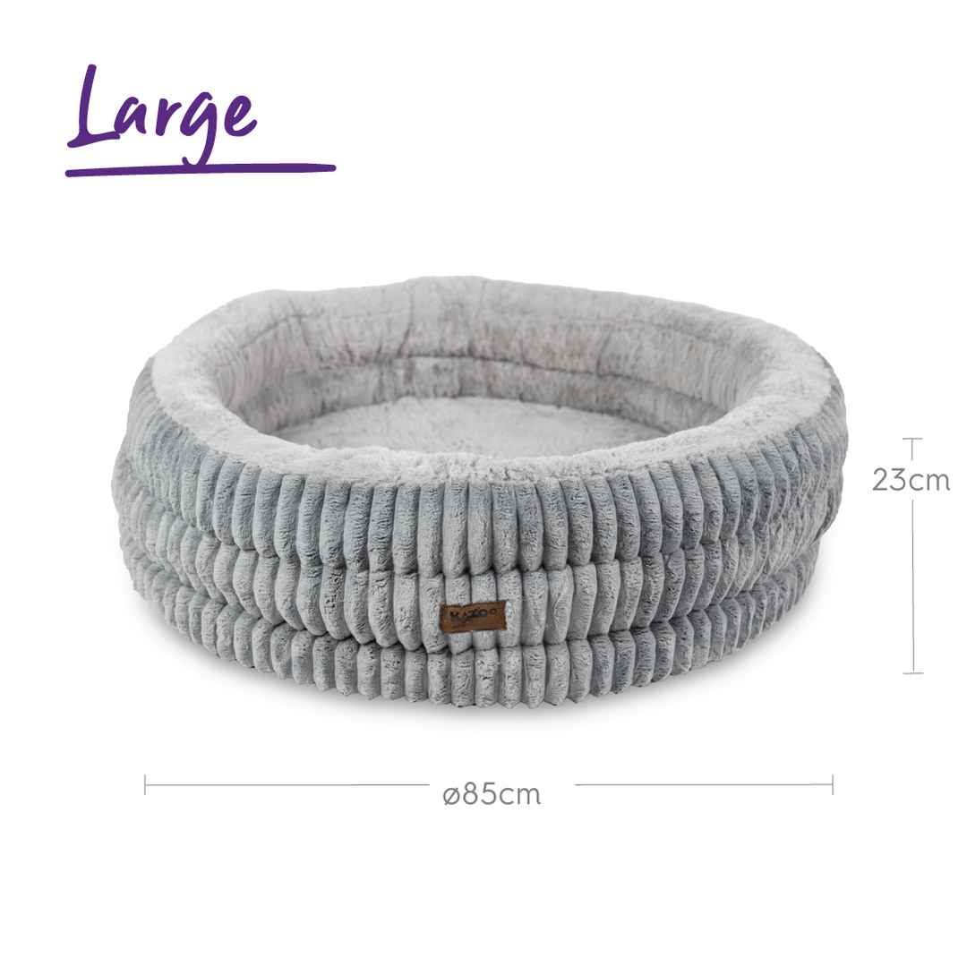 Calming Nest Dog Bed - Grey