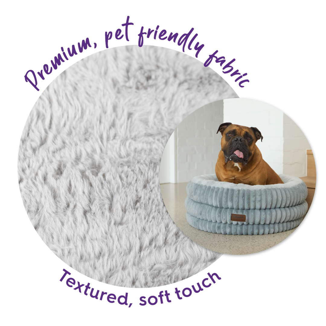 Calming Nest Cat Bed - Grey