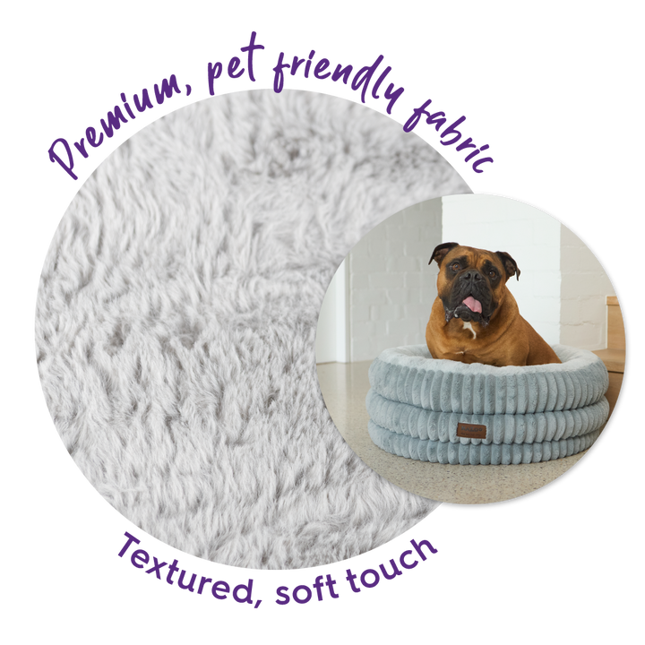 Calming Nest Cat Bed - Grey