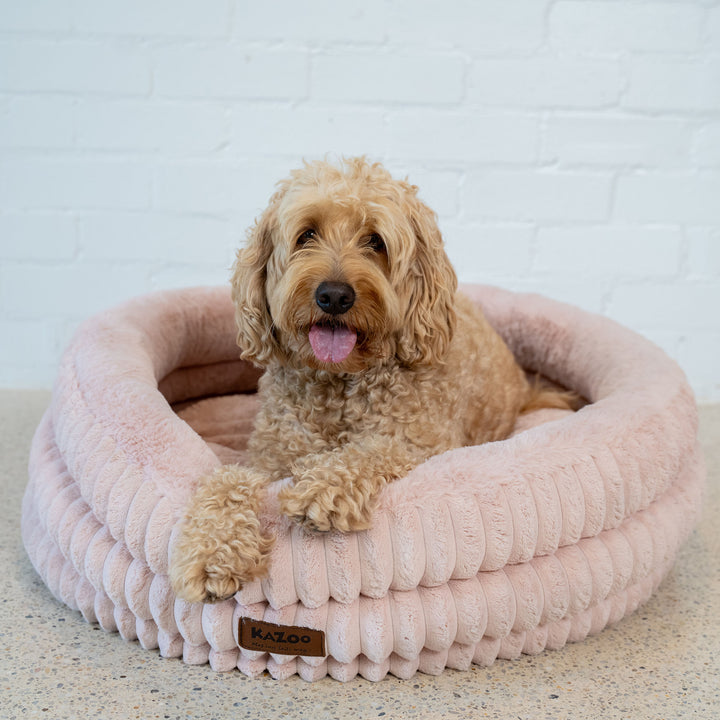 Calming Nest Dog Bed - Pink