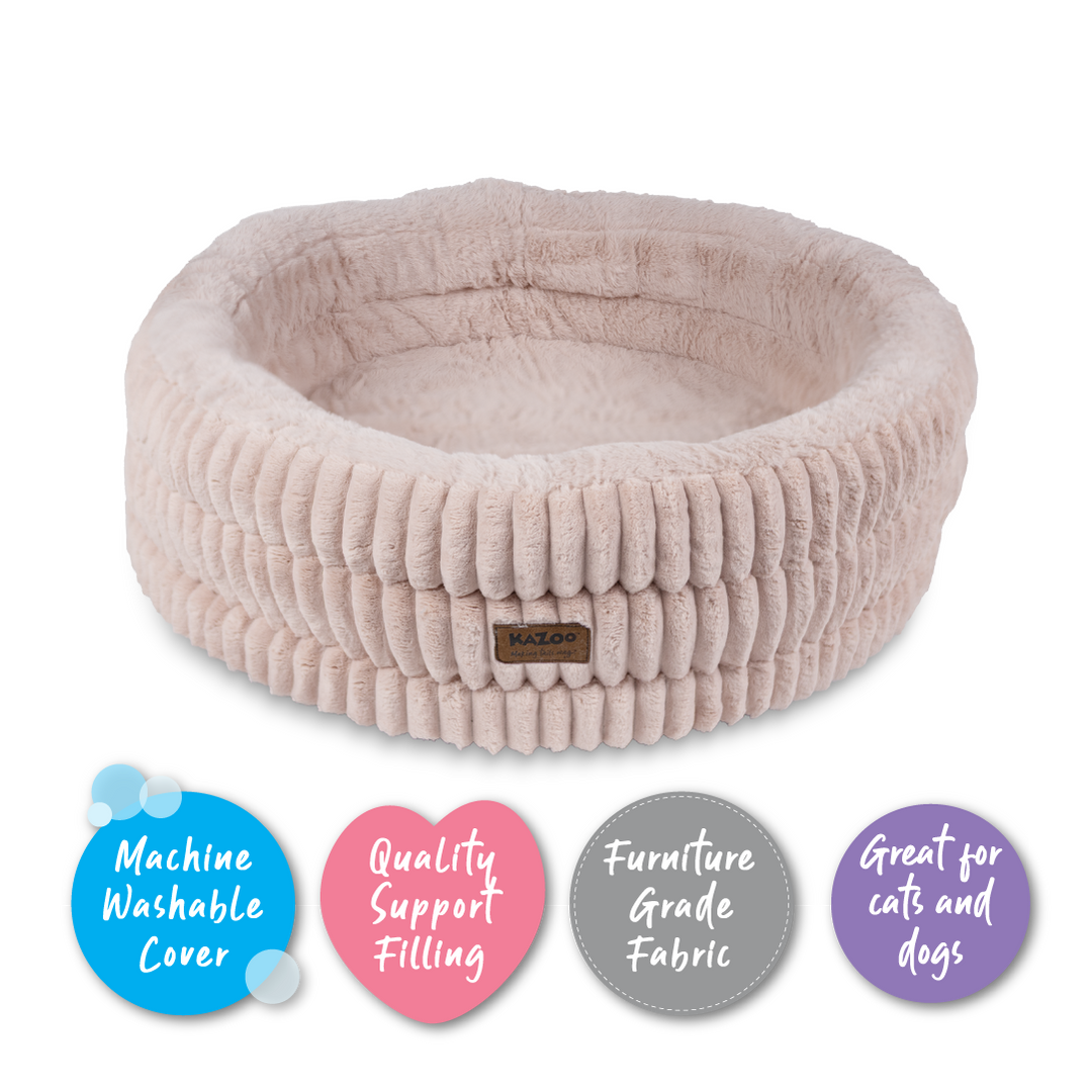 Calming Nest Cat Bed - Pink