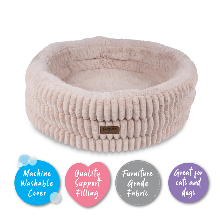 Calming Nest Cat Bed - Pink