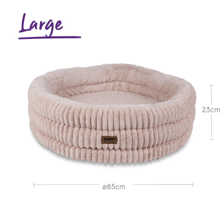 Calming Nest Dog Bed - Pink