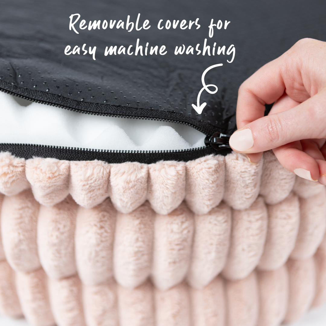 Calming Nest Cat Bed - Pink