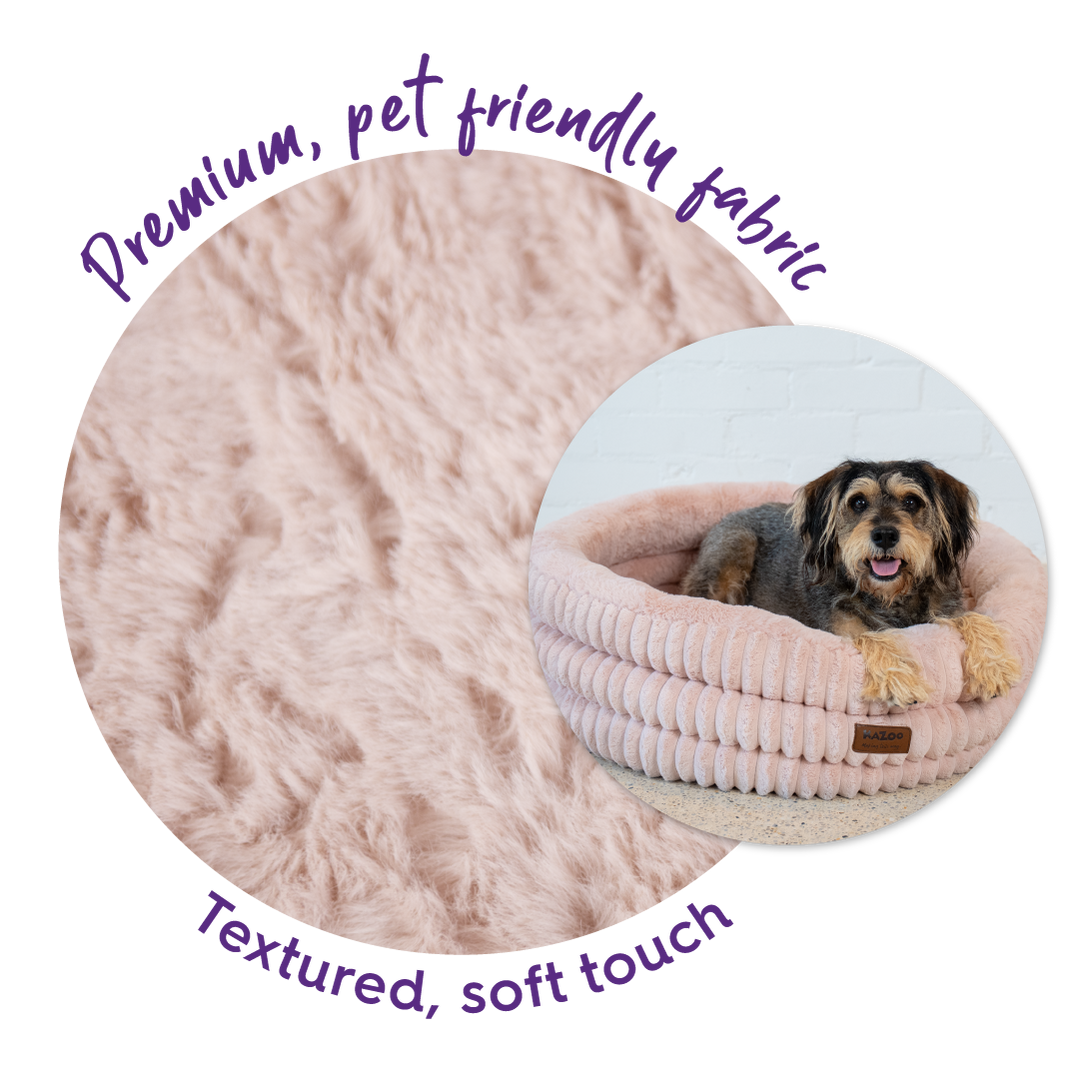 Calming Nest Cat Bed - Pink