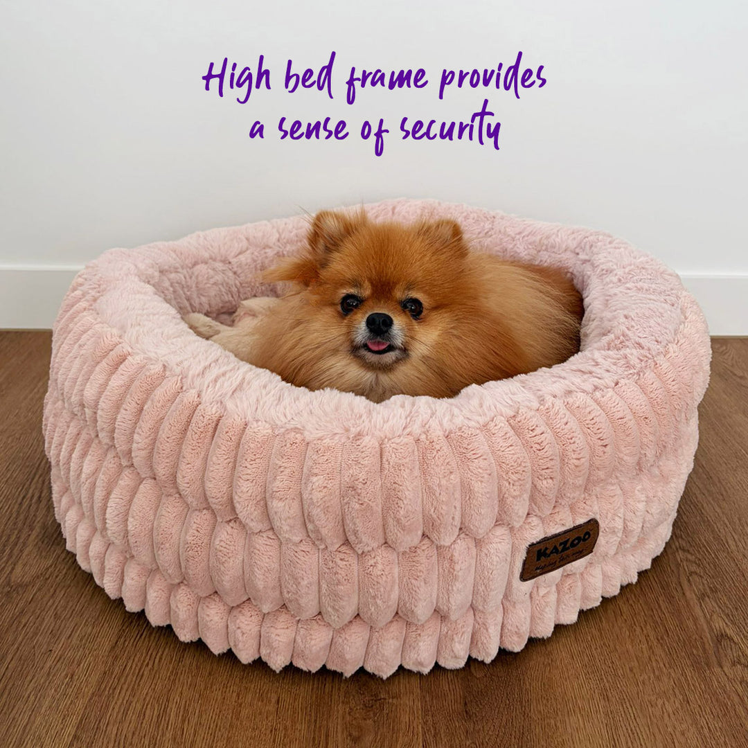 Calming Nest Dog Bed - Pink