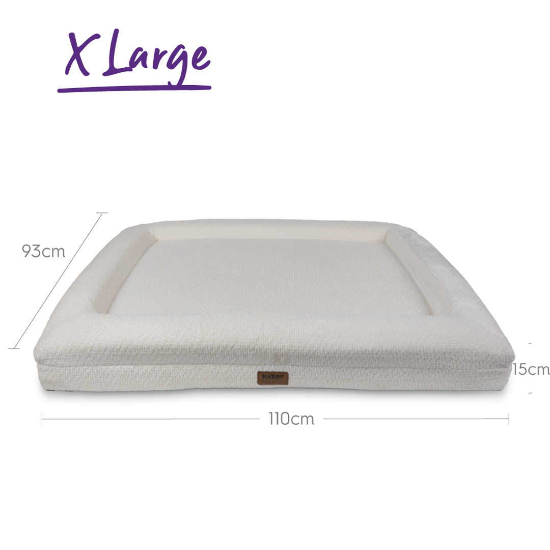 Wombat Dog Bed - Cream Boucle