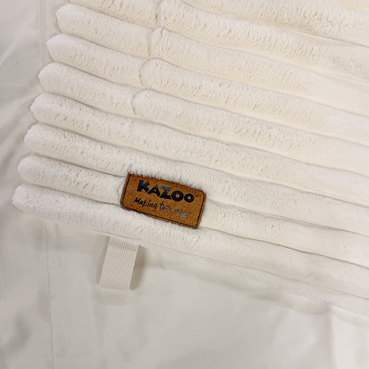 Ribbed Pet Blanket - Cream