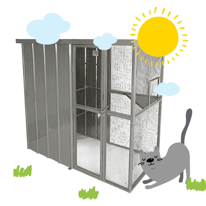 Outdoor Cat House Main Enclosure – Kazoo Pet Co