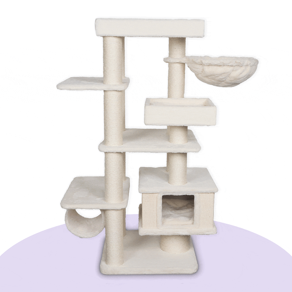 Cloud Nine Catnap Tower - Cream