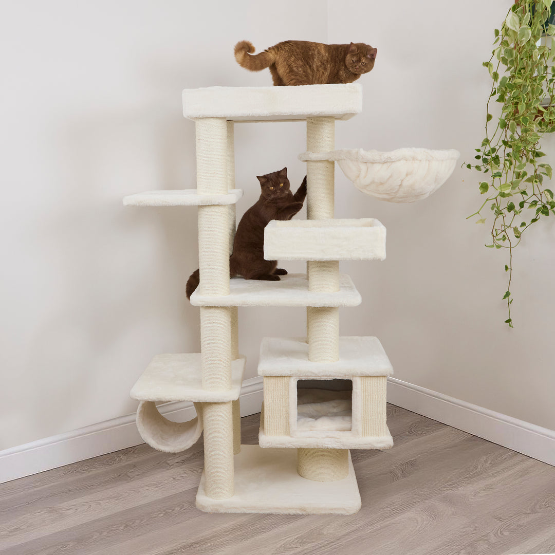 Cloud Nine Catnap Tower - Cream