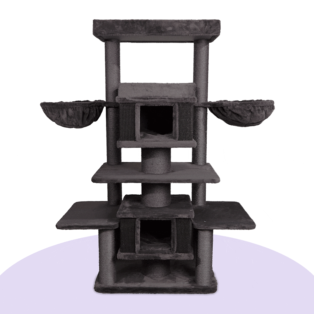 Scratchelor Pad Cat Tree - Grey