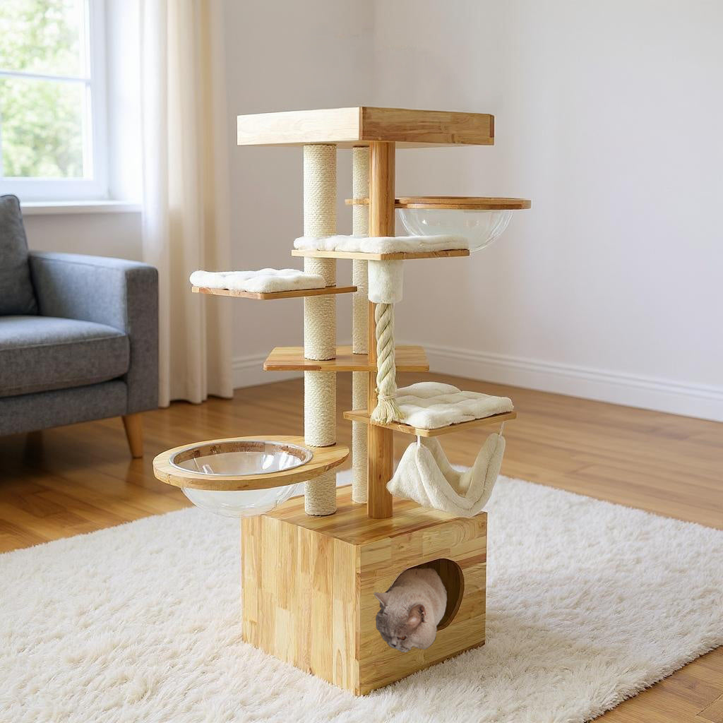 Scandi Cat Scratch Tree| Kazoo Pet Co