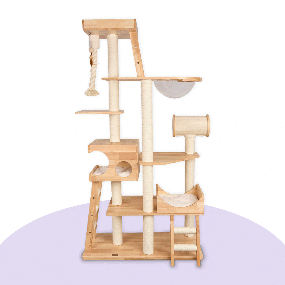 Multi Level Scandi Cat Tower