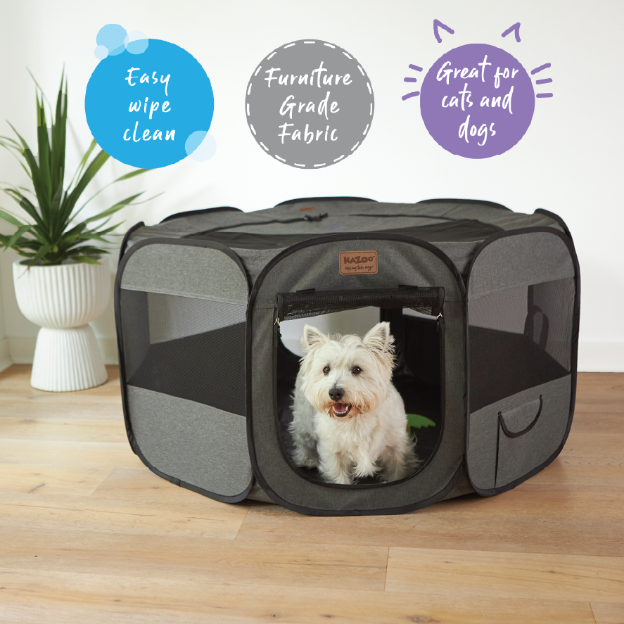 Pop up puppy shop playpen