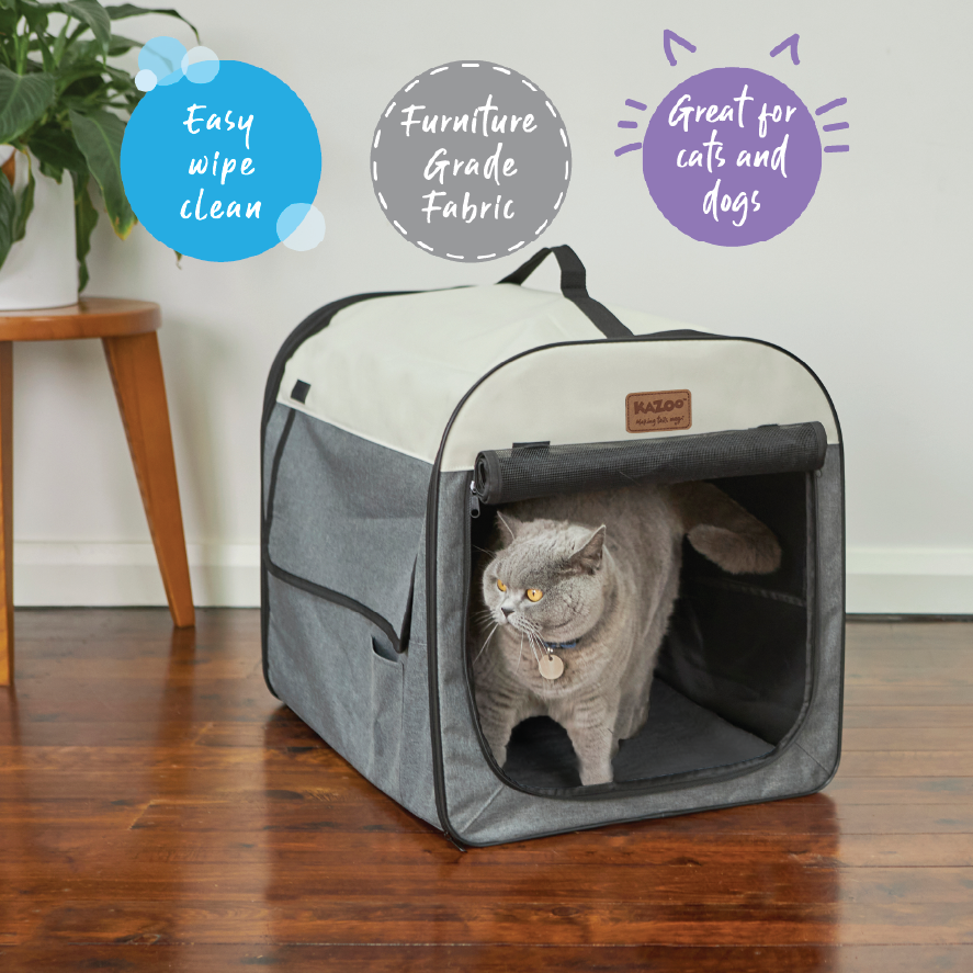 Pop Up Pet Travel Crate Kazoo Pet Co